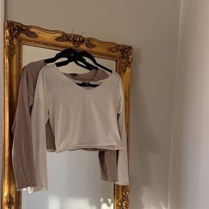 Set of 2 cropped tees